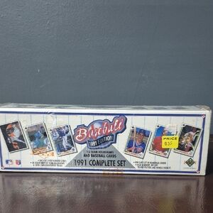 New 1991 Baseball Card Complete Set